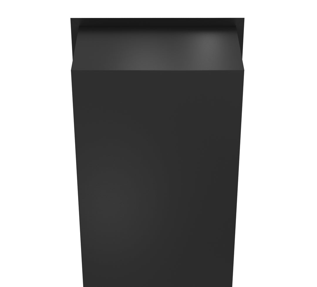 Rückseite von Bioethanol Einbau Kamin Einbaukamin Ofen SELECTED Vertikal von Wild Flame